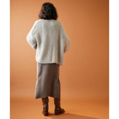 Whim Gazette(ウィム ガゼット)の《WEB限定》ローゲージニット