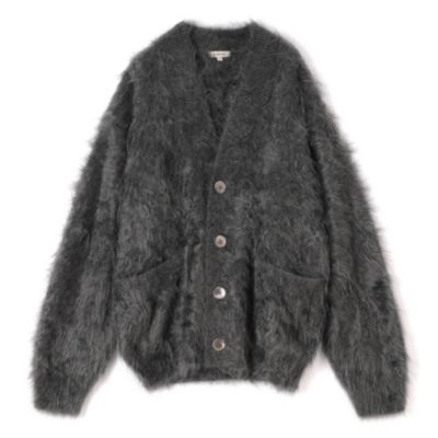 BLAMINK(ブラミンク)のカシミヤファー7GVネックカーディガン通販