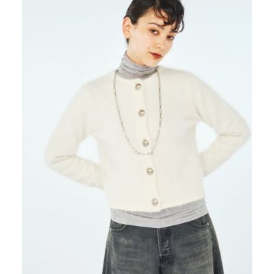 Whim Gazette(ウィム ガゼット)の【THE PAUSE】ファーニットクロップド