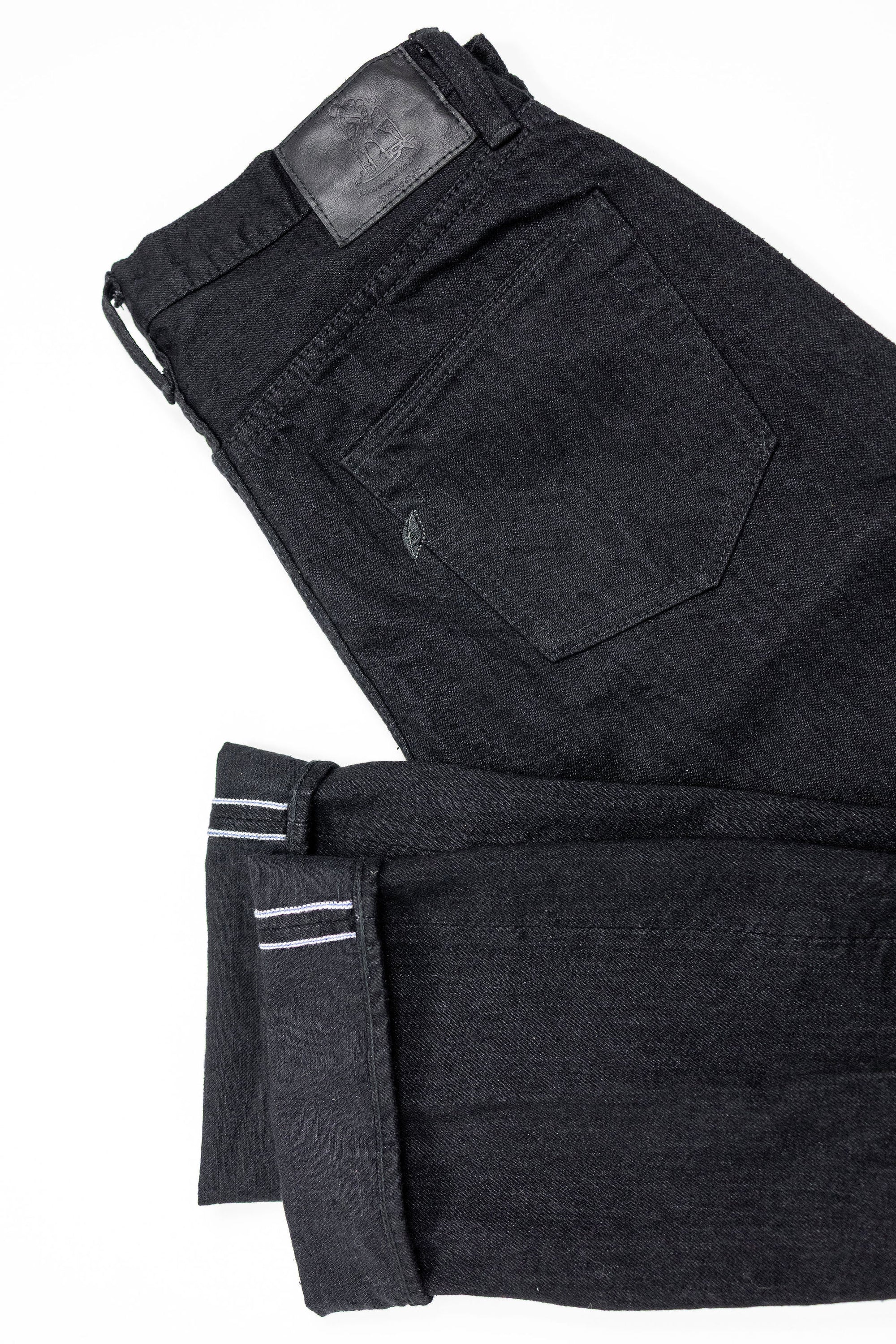 Pure Blue Japan XX-003-BK Regular Straight - 14oz Double Black