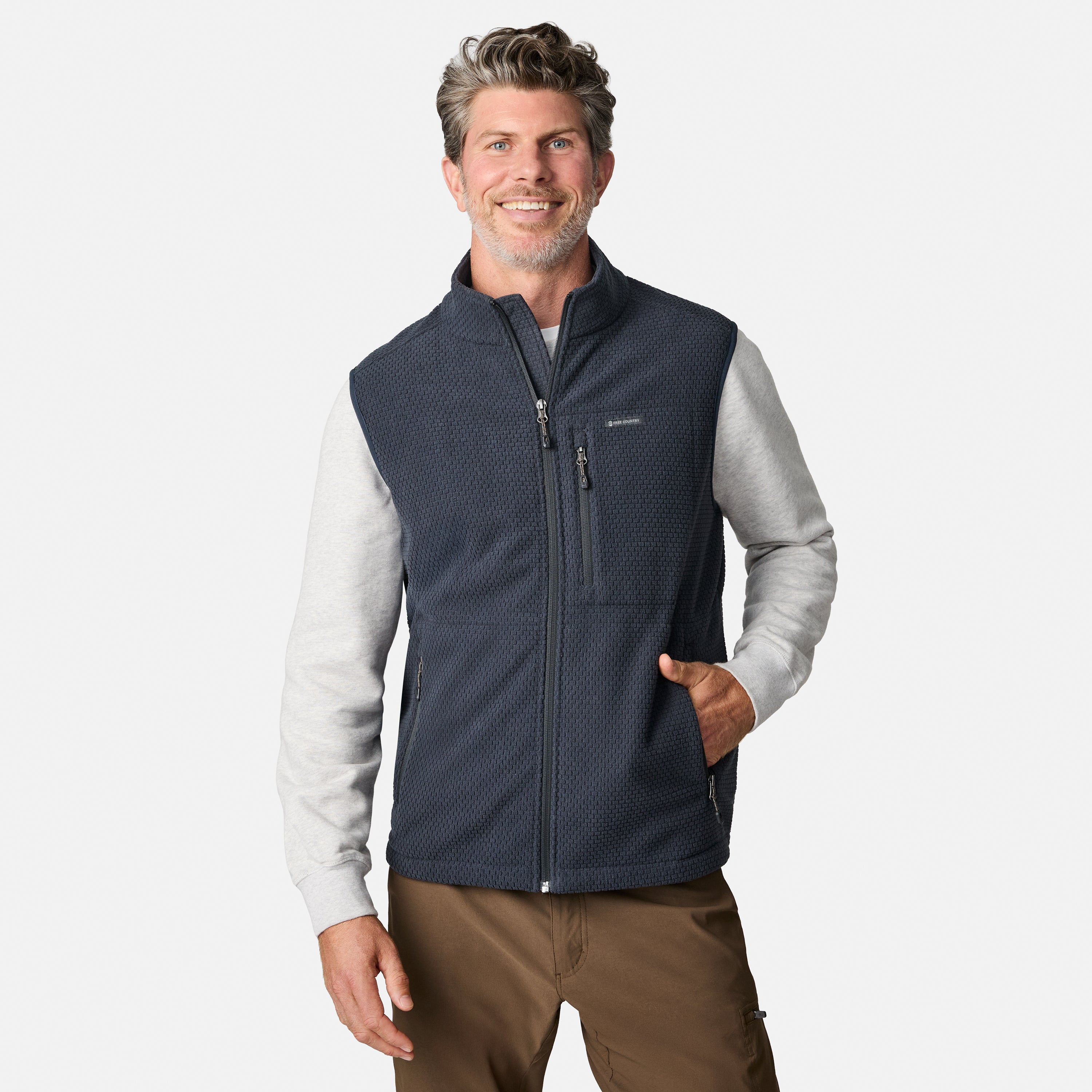 Men's Brick Fleece Adventure Vest – Free Country