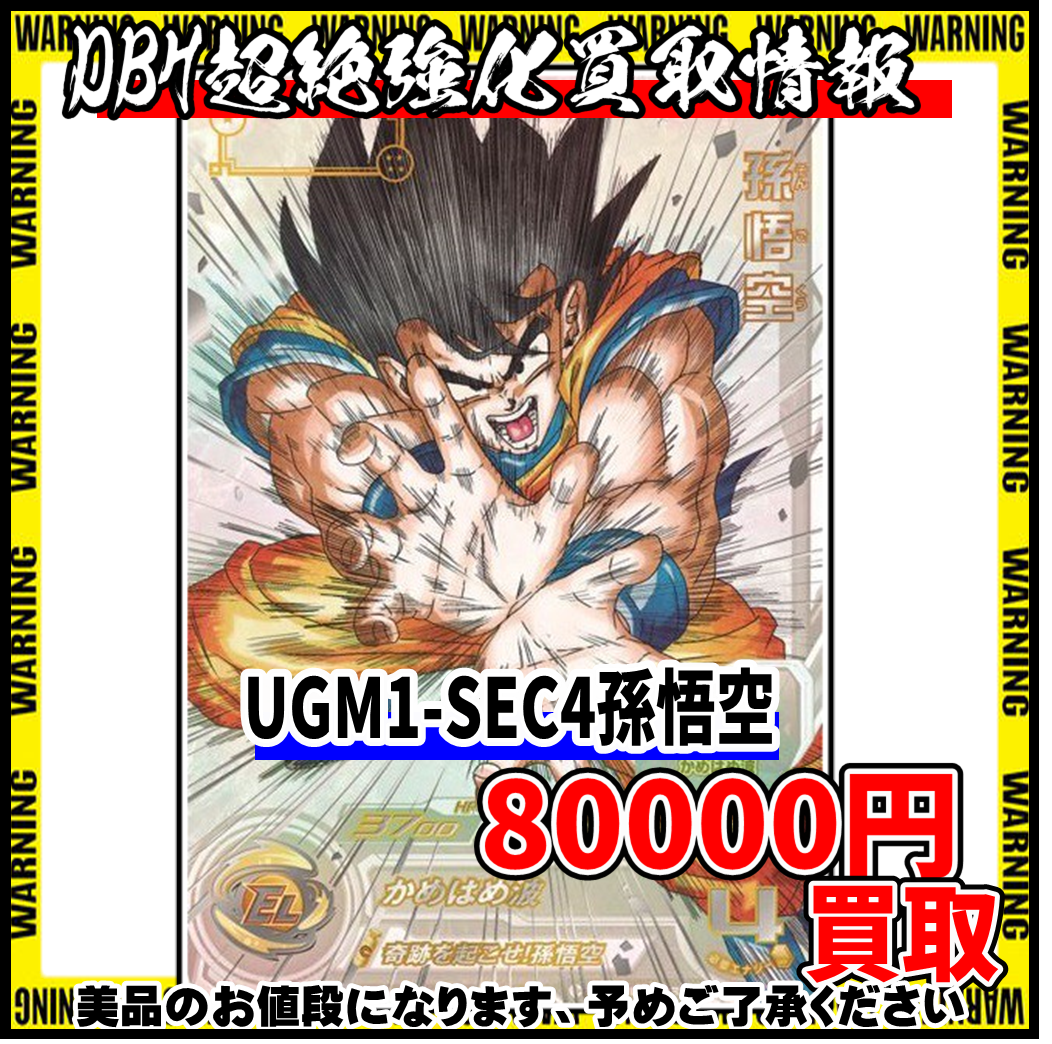 ドラゴンボールヒーローズ UGM1-SEC4 シリアル 悟空 psa10 ② ② psa10