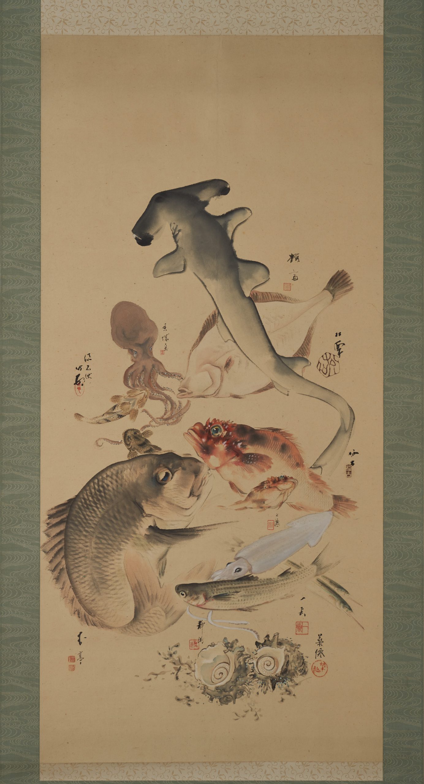 群魚図」 - 藤美術