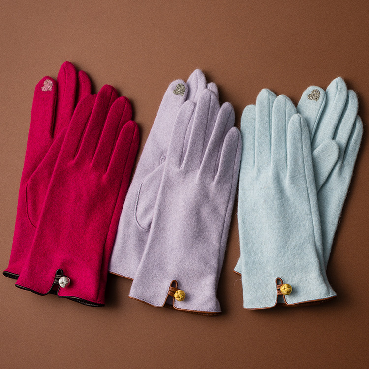 福田手袋】L'apero（ラペロ）くみひもカシミヤグローブ Parc | 藤巻百貨店