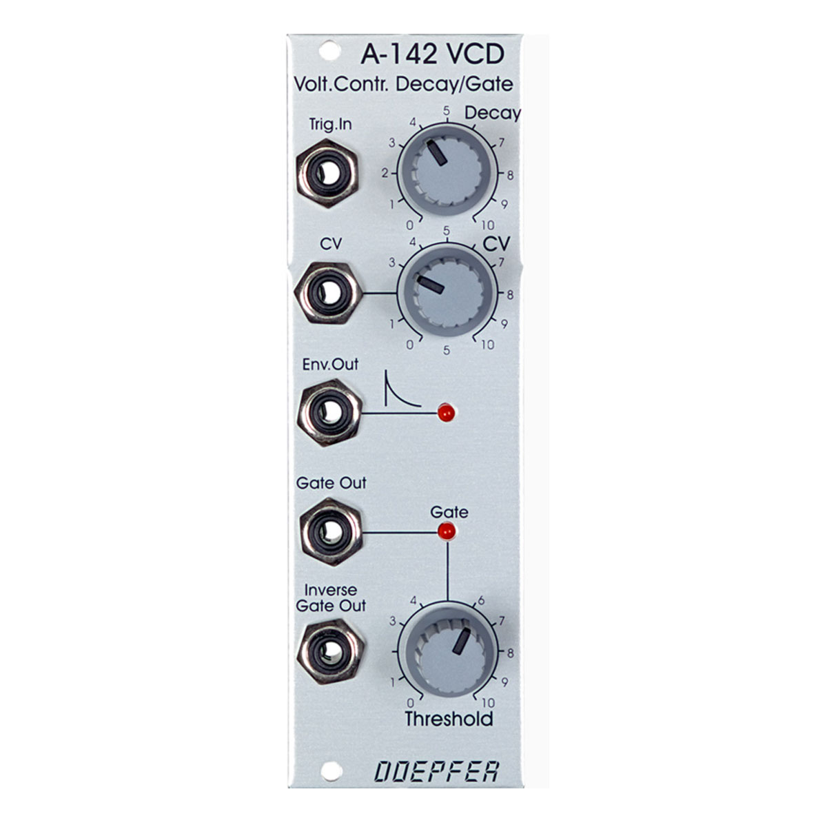 A-142-1 Voltage Controlled Decay/Gate - A-100 Eurorack Modular
