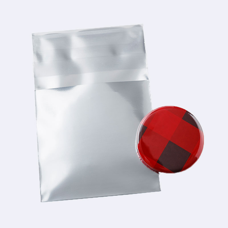 アルミ蒸着のり付袋 AZ-1 (55×55mm) 100枚入り | OPP・アルミ袋の通販