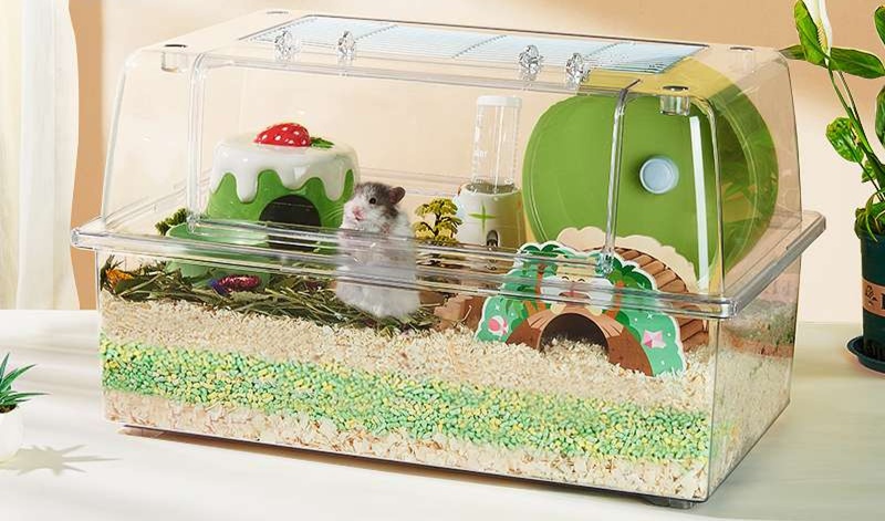 ハムスターケージ 透明ハムスターパラダイス アクリル|ハムスター