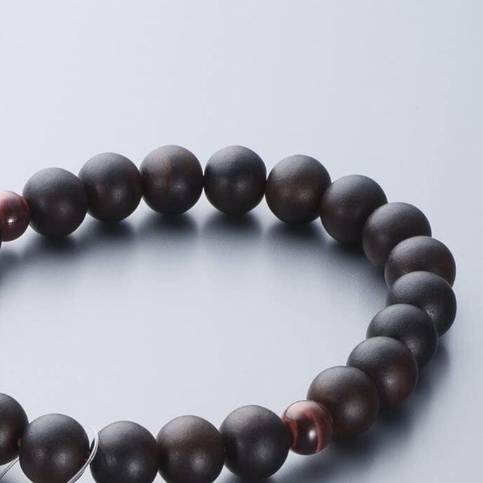 パワーストーンブレスレット 天然石一粒差し魔除け守護ブレスレット 魔