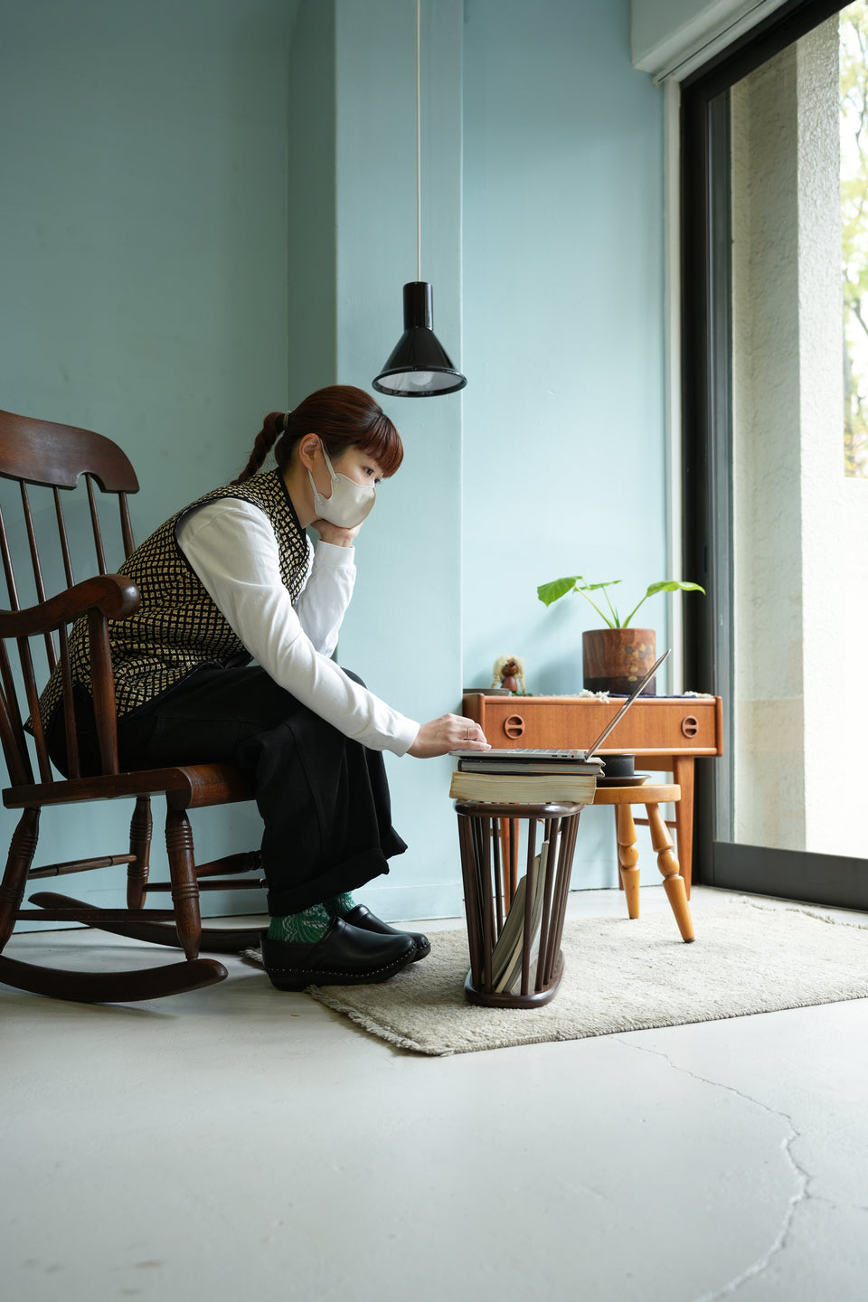 飛騨産業 マガジンラック キツツキ ジャパニーズモダン/HIDA Magazine