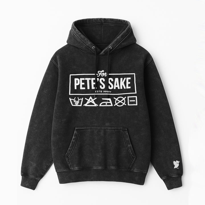 For Pete's Sake ® | BOX LOGO MIDNIGHT HOODIE