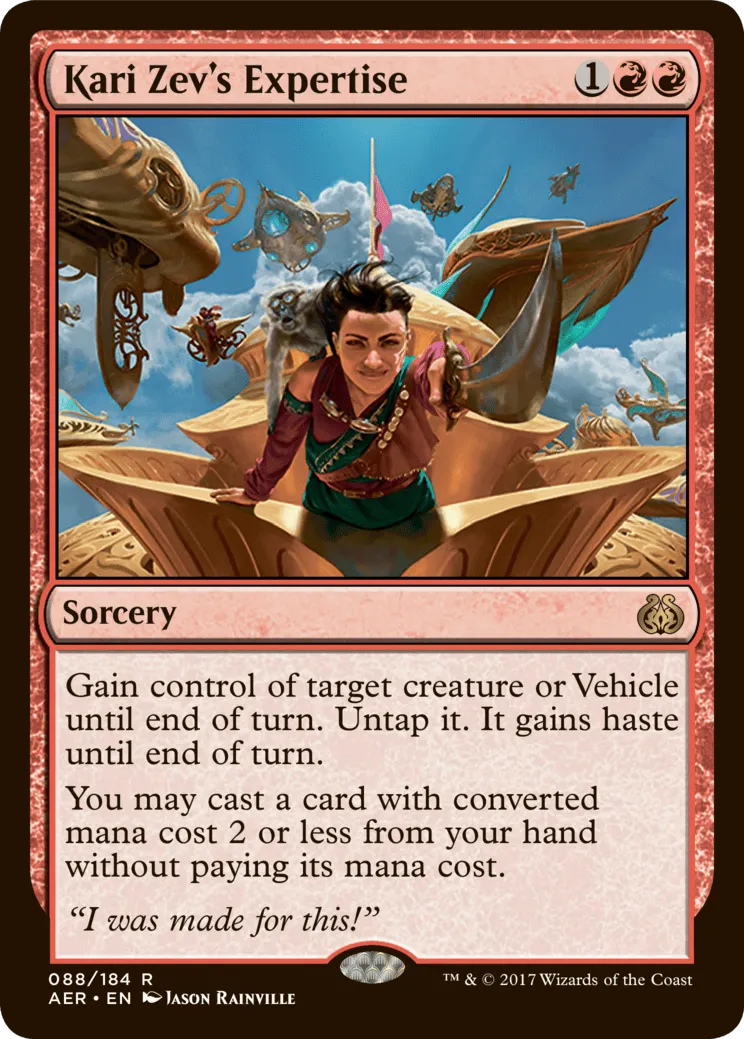 Kari Zev's Expertise MTG - Aether Revolt #88 (English) | Magic