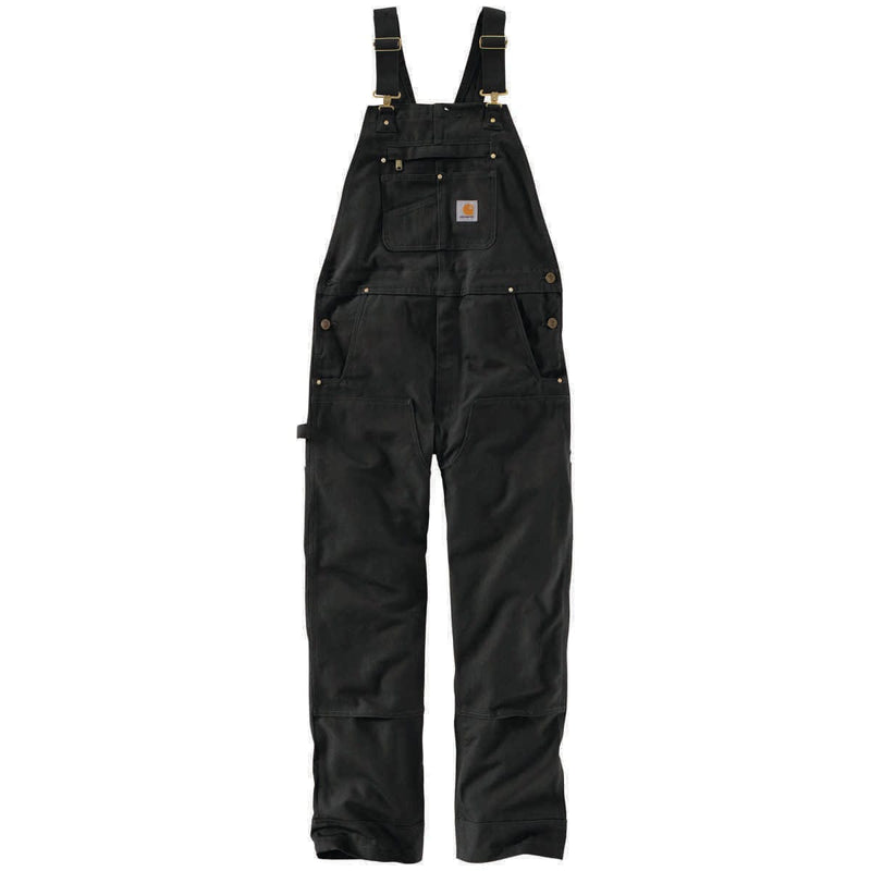 Carhartt Men's Duck Bib Overall - Black | Gemplers