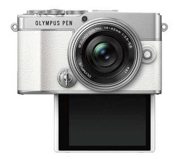 オリンパス ミラーレス一眼カメラ PEN E-P7 EZ ホワイト レンズキット