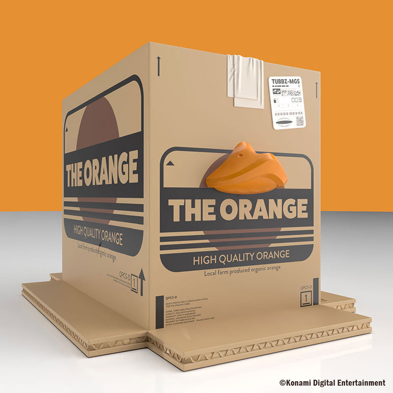 TUBBZ コスプレダック BOX METAL GEAR SOLID （オレンジのダンボール箱