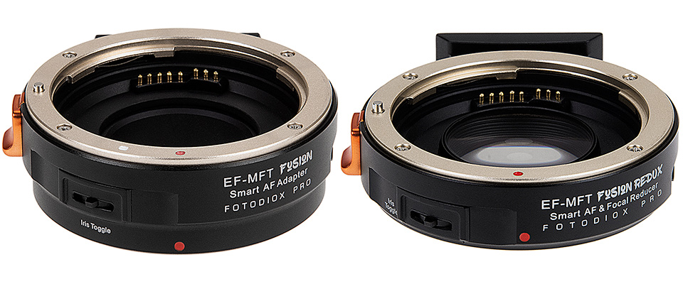 キヤノンEFレンズをマイクロフォーサーズミラーレスに装着、手ブレ補正