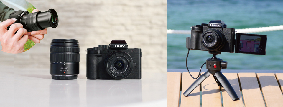 写真も動画も簡単に撮影できるコンパクトなミラーレスカメラ「LUMIX