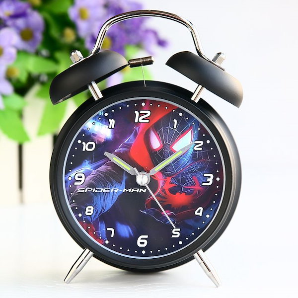 Qoo10] スパイダーマン シンプルな目覚まし時計