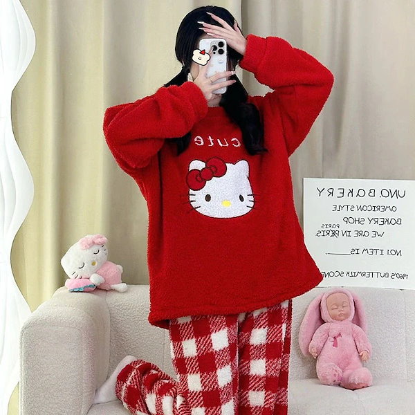 Qoo10] 【キティ パジャマ 大合集】可愛い 2点