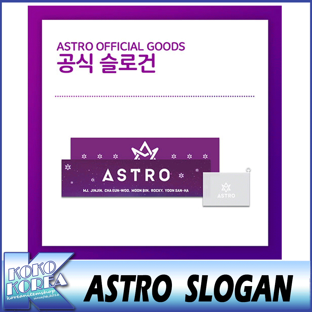 Qoo10] fantagio music ASTRO スローガン 公式グッズ OF : KPOP