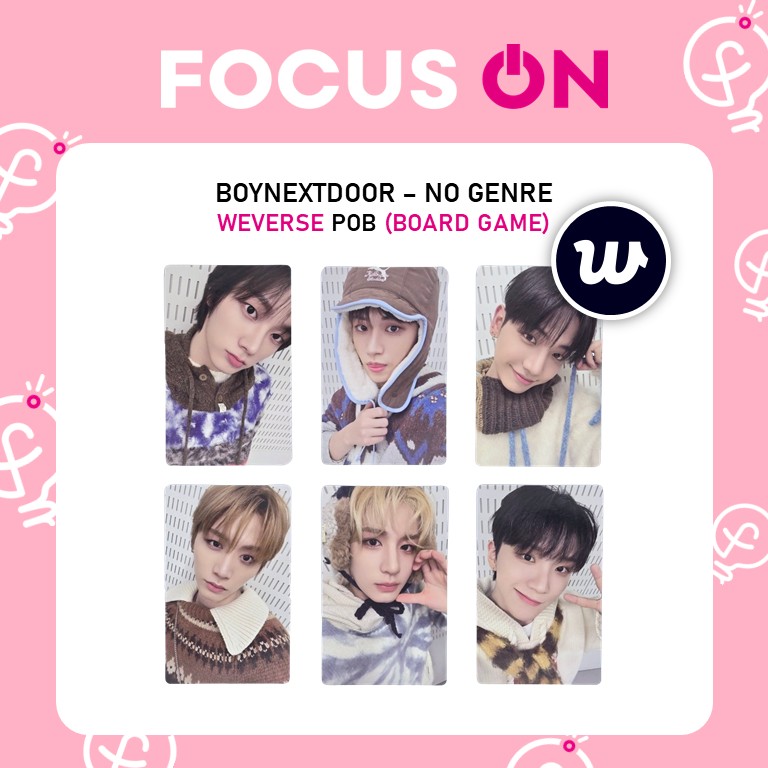 boynextdoor 事前収録 who サノク 限定 リウ トレカ