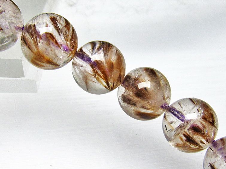 パワーストーン 天然石 カコクセナイト インクォーツ ブレスレット