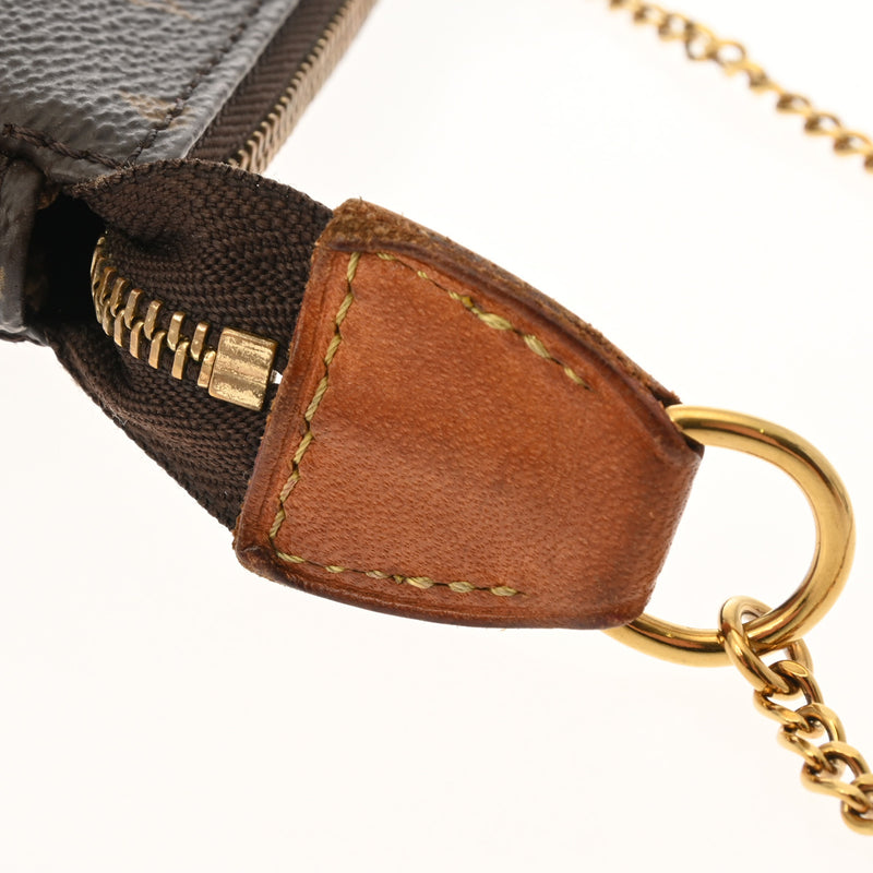 ルイヴィトンミニ ポシェット アクセソワール 14145 ブラウン