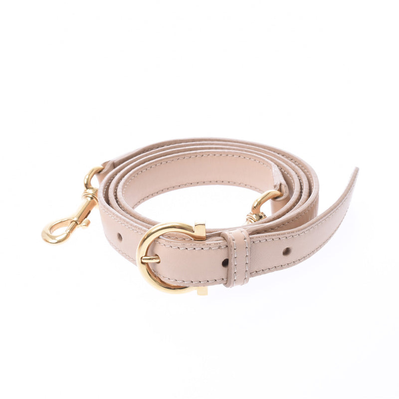 フェラガモソフィア スモール 2WAYバッグ ベージュ レディース