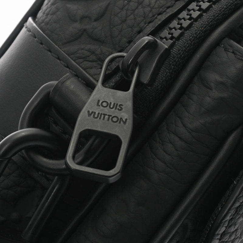 ルイヴィトンSロック メッセンジャー 黒 メンズ トリヨンレザー