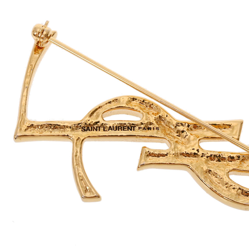 サンローランオピウム YSL ブローチ ゴールド金具 レディース GP