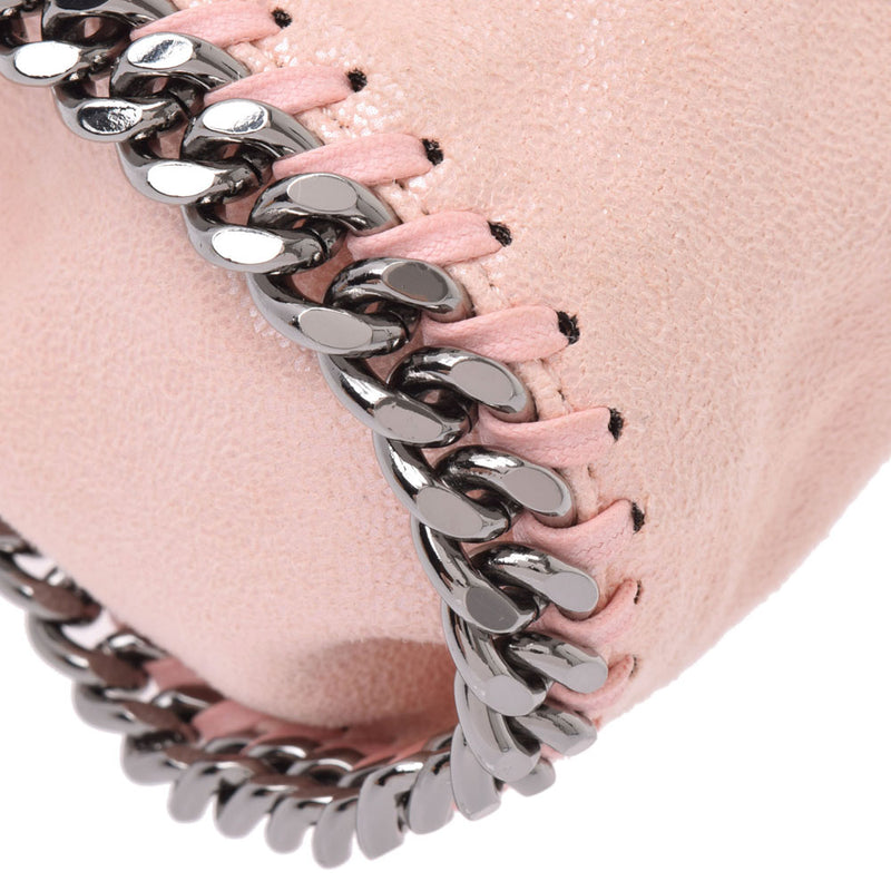 ステラマッカートニーファラベラ 2WAYハンドバッグ ピンク シルバー