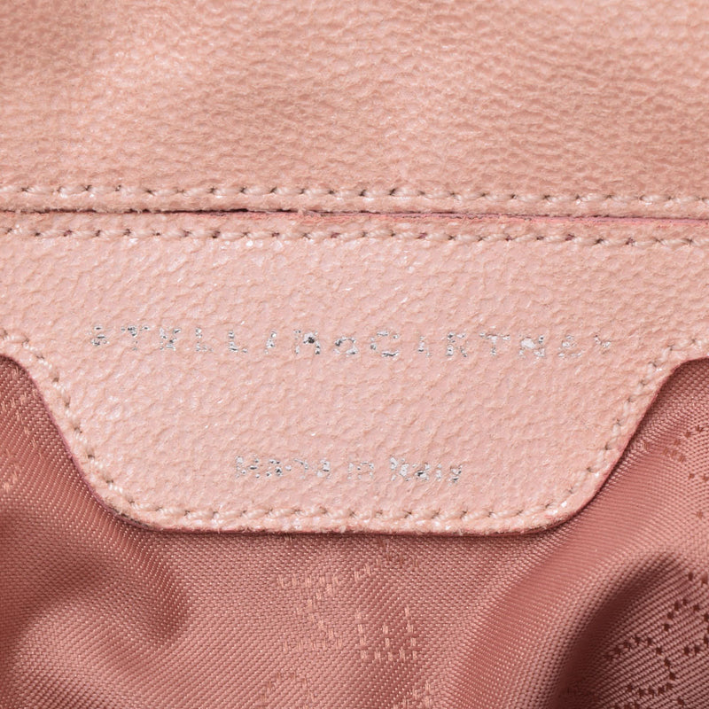 ステラマッカートニーファラベラ 2WAYハンドバッグ ピンク シルバー