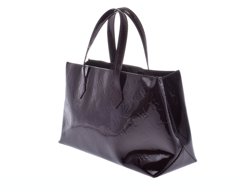 ルイヴィトン ヴェルニ ウィルシャーPM アマラント M93641 レディース