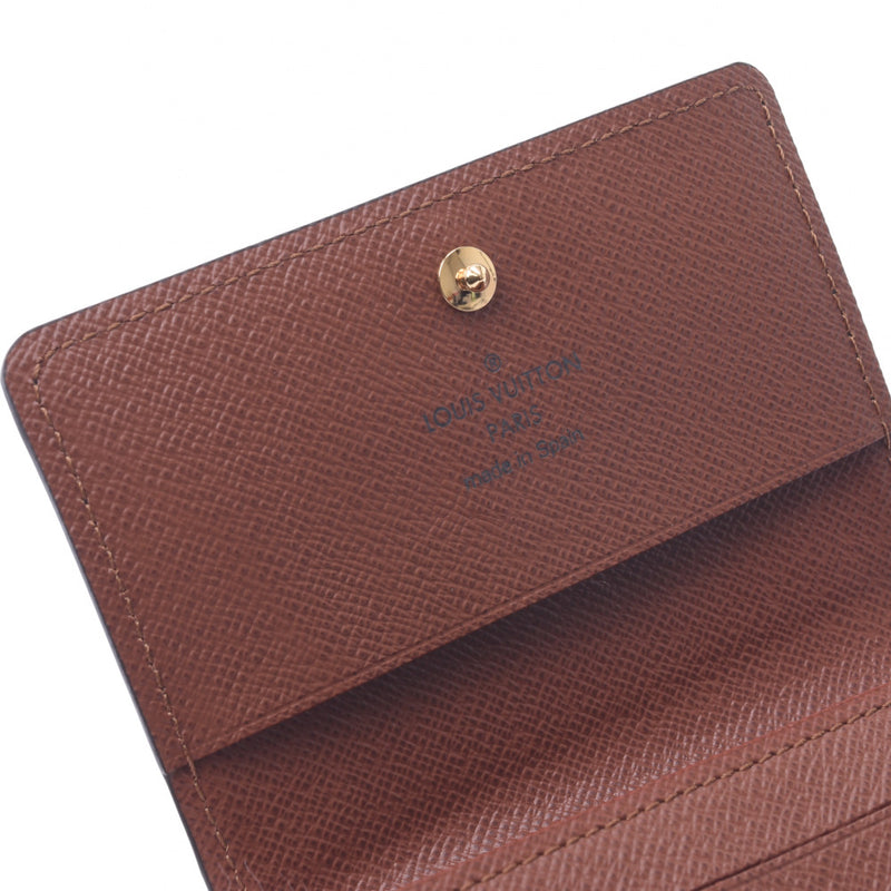 ルイヴィトン名刺入れ 14145 ブラウン ユニセックス モノグラム