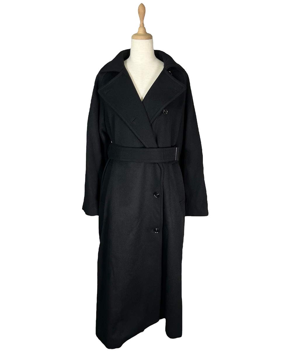 SALE】ウールベルテッドロングコート - 12Twelve Agenda(トゥエルブ