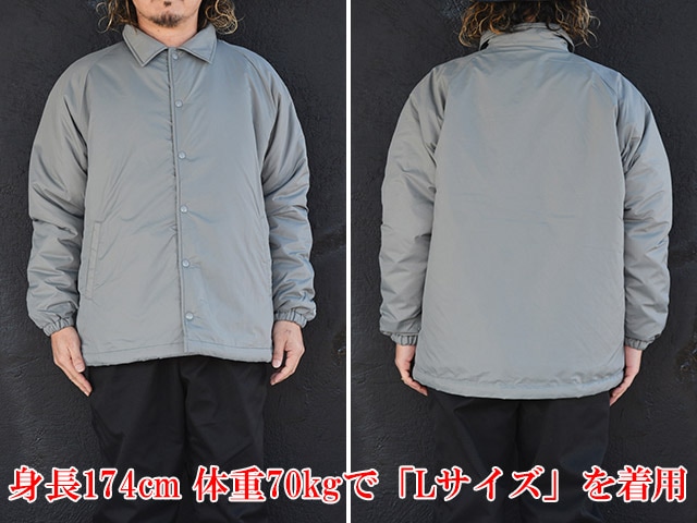 全4色【BLUCO/ブルコ】2024AW「Nylon Coach Jacket”Boa Lining