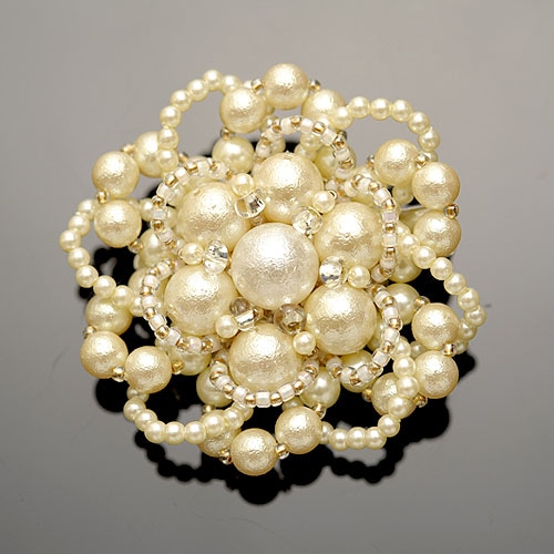 TOHO エアリージュエル～パールカメリアの2WAYブローチ～ AC-132