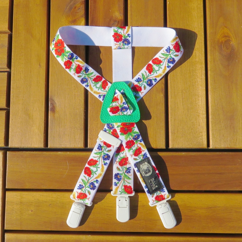 再々々々々入荷☆フラワー柄サスペンダー【メール便可