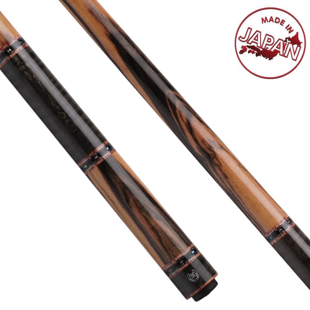 早川工房 ブラック＆ホワイトエボニーストレート ウッドグリップ3分割