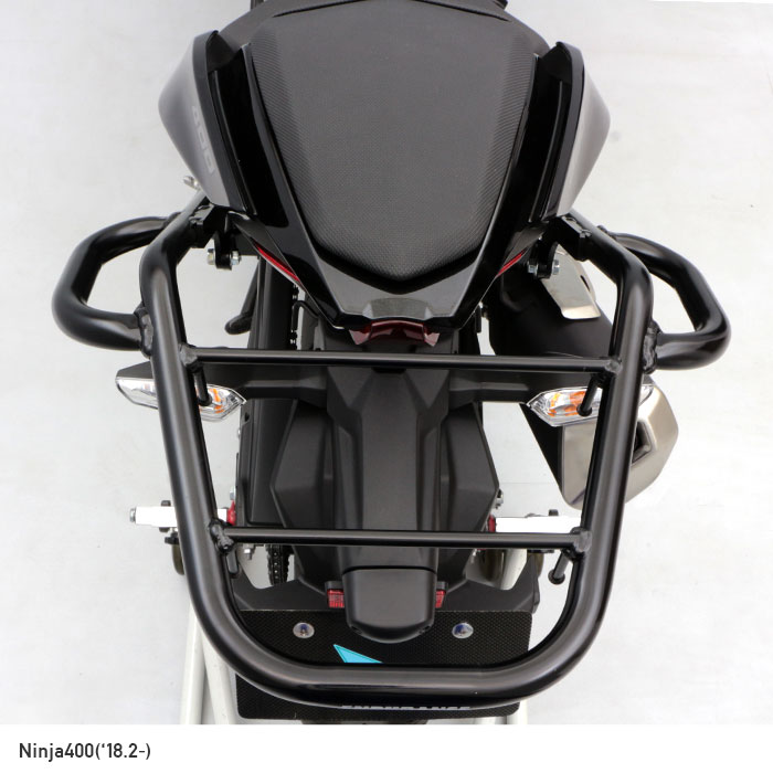Ninja250 Ninja400 Z250 Z400 タンデムグリップ付きリアキャリア＋リア