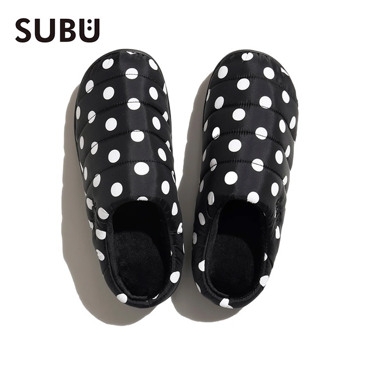 SUBU スブ 正規品 サンダル 水玉 外履き 室内履き スリッパ 冬用