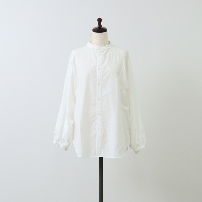 NARU(ナル) 近江晒50sブロード 袖ボリュームシャツ 652900 | all_items