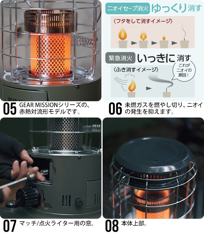 トヨトミ ギアミッション 石油ストーブ TOYOTOMI GEAR MISSION RR-GER