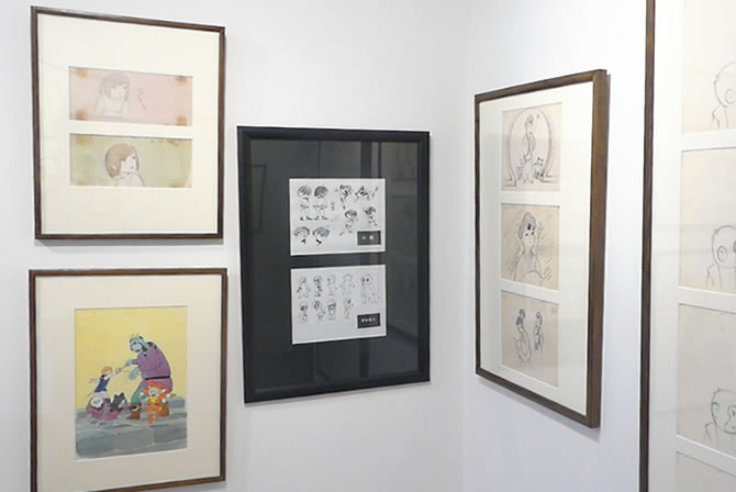 もりやすじ原画展「もぐらのスタジオ」を見に行ってきた | スタジオ