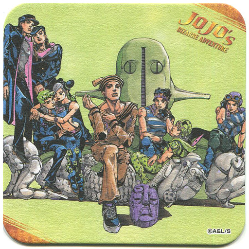 荒木飛呂彦原画展 ジョジョ アートコースター 荒木飛呂彦原画展