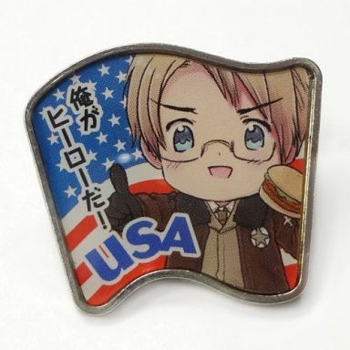 America (Alfred) - Badge - Pin - Hetalia (アメリカ 「ヘタリア