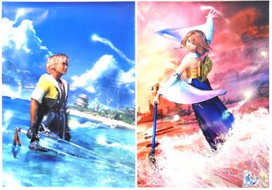 Yuna & Tidus - Poster - Final Fantasy X (B2ポスター2枚組 ティーダ