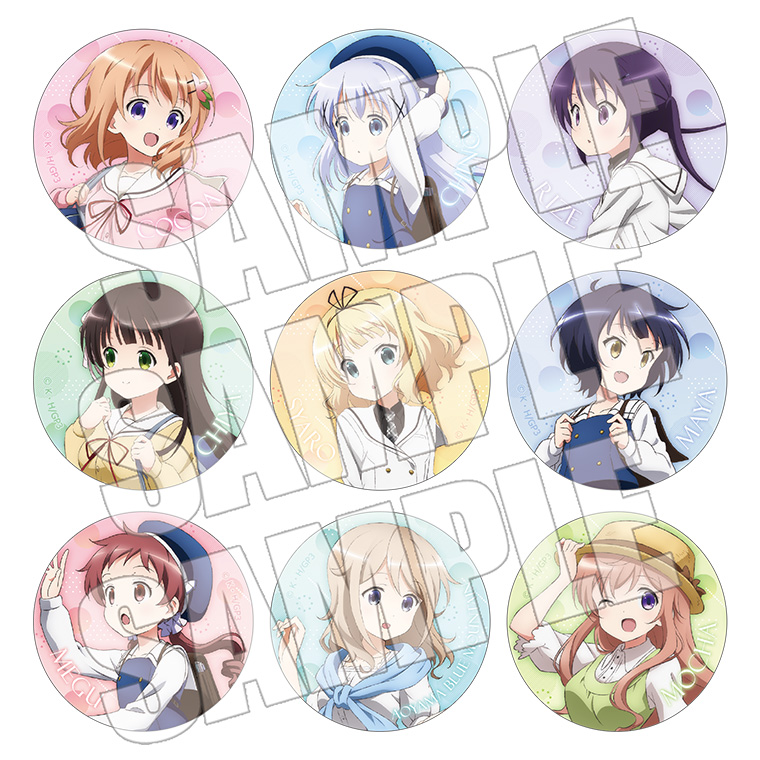 ご注文はうさぎですか？チノ缶バッジ41個入り ご注文はうさぎ