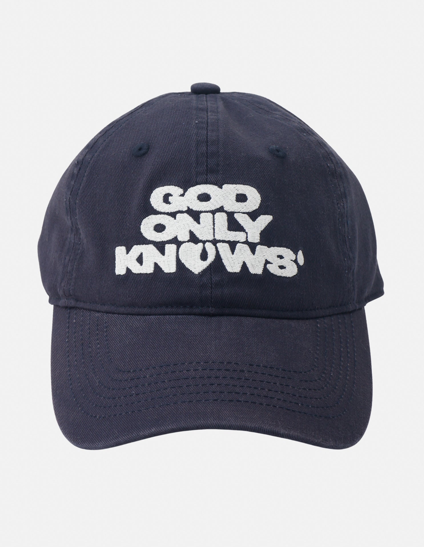 SIGNATURE LOGO CAP – GOD ONLY KNOWS