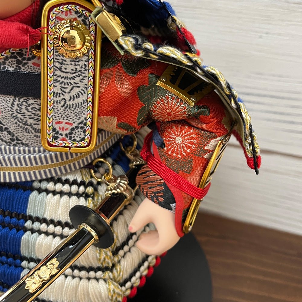 横幅30.5cm｜ケース入り 五月人形 天真(てんま) ｜節句人形｜ ガラス