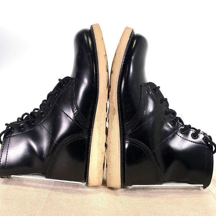 HYSTERIC GLAMOUR ヒステリックグラマー 6HOLE BLACK JUMP BOOT 6